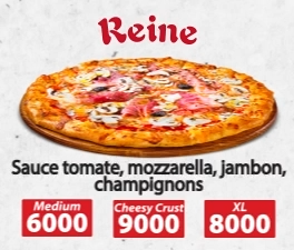 REINE CHEESE CRUST MEDIUM