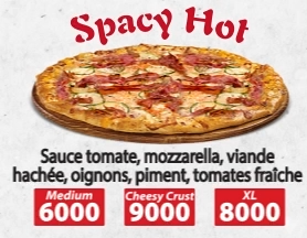 SPACY HOT CHEESE CRUST MEDIUM