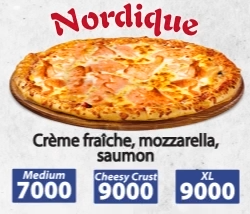 NORDIQUE CHEESE CRUST MEDIUM