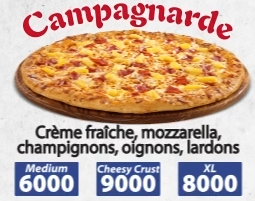 Campagnarde Cheese Crust 30 cm