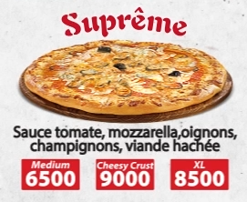 SUPREME CHEESE CRUST MEDIUM